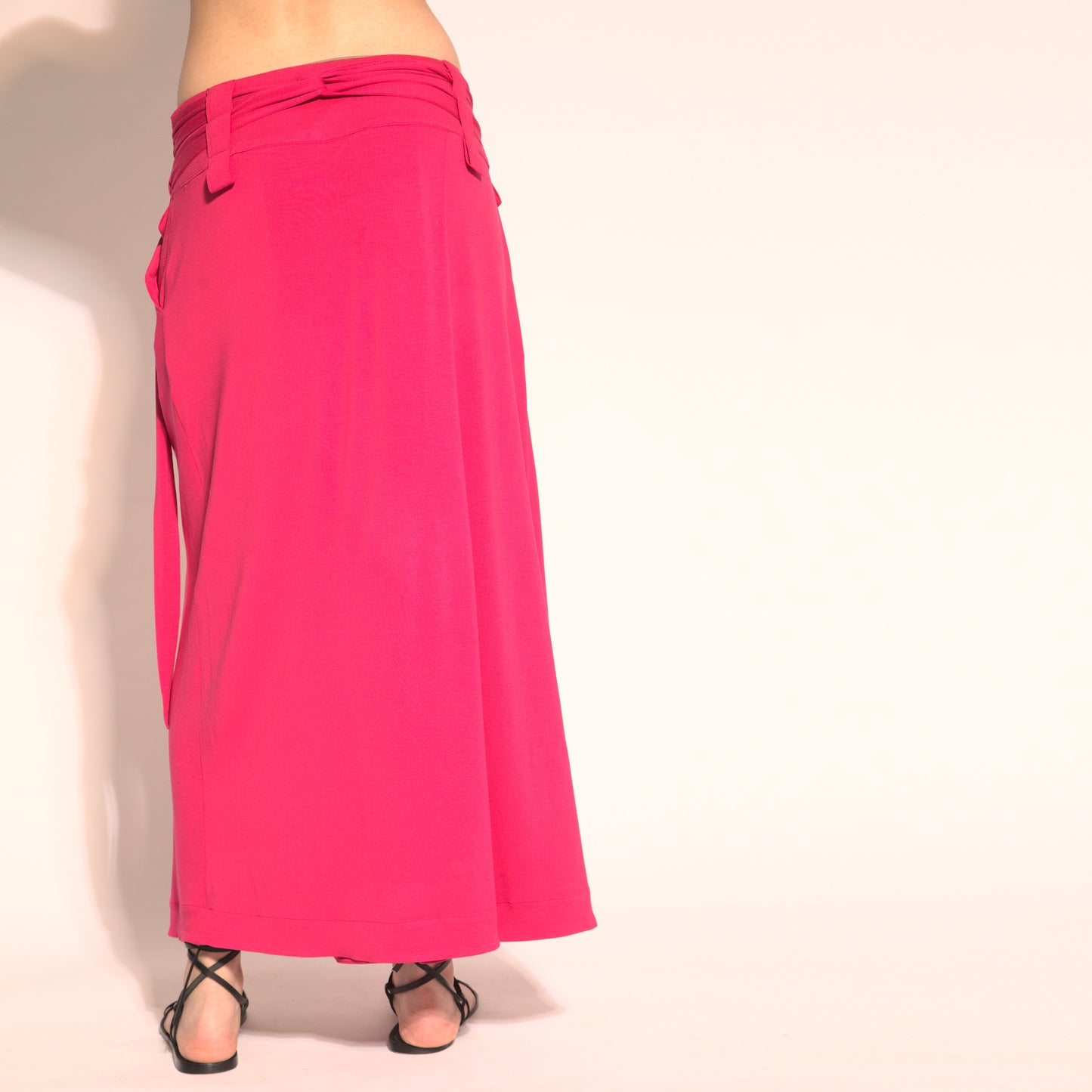 Aurora - Skirt-pants with with belt and buckle