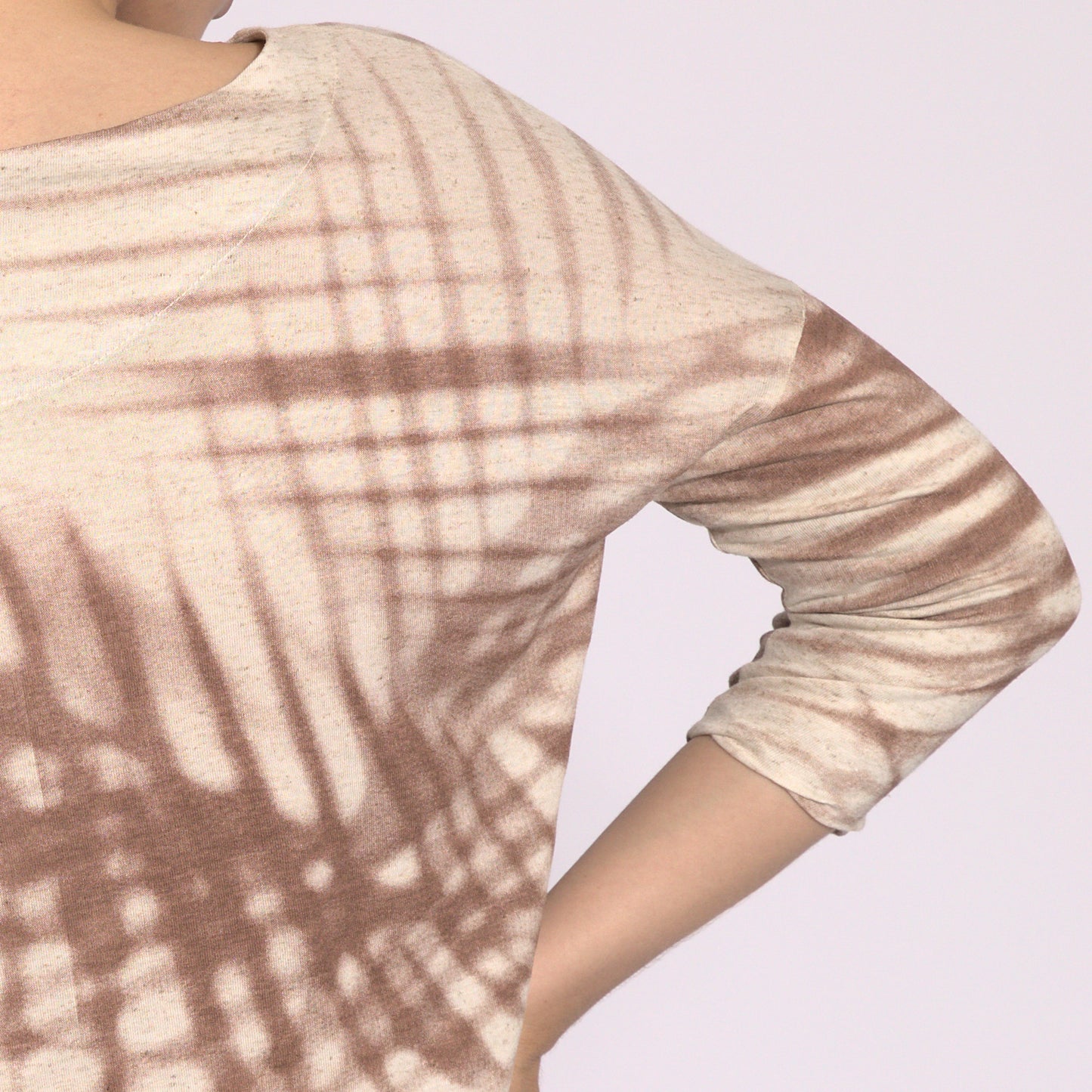 Foliage - Blouse with leaves print