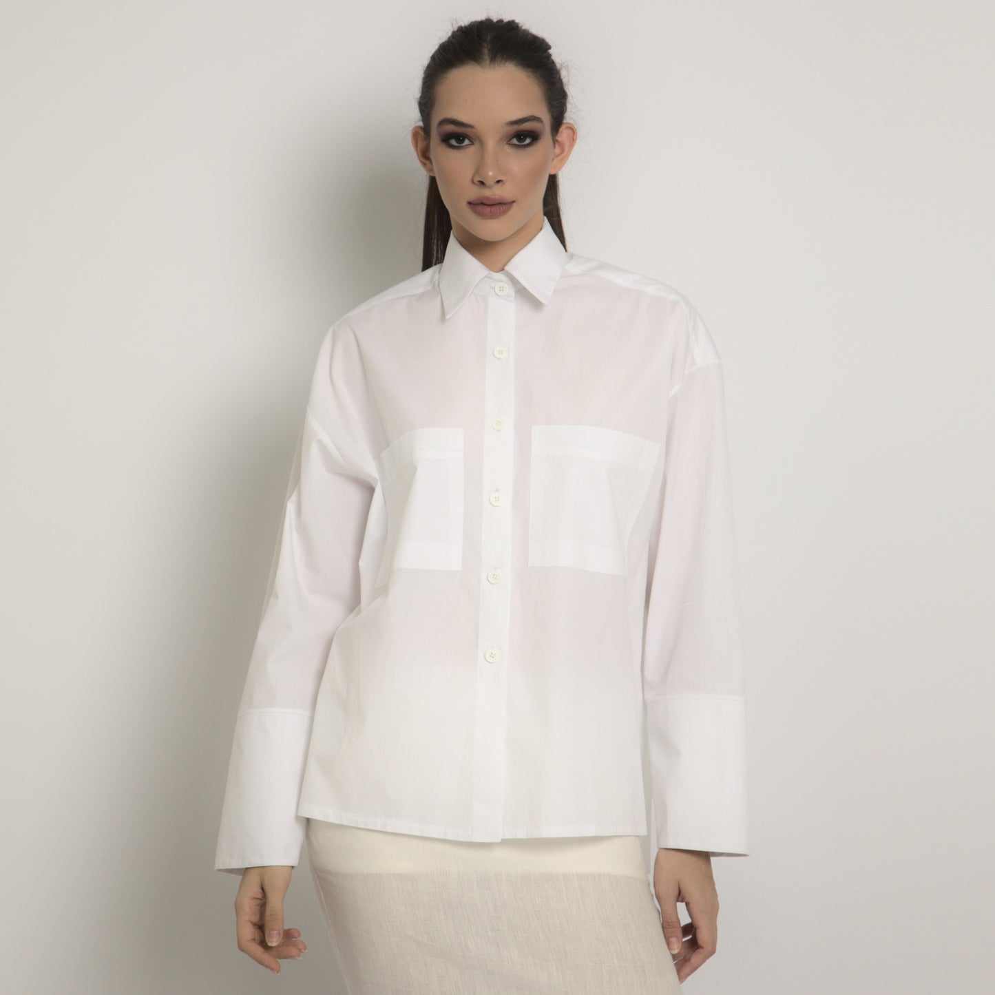 Bhumi - Tricoline shirt (female oversized)