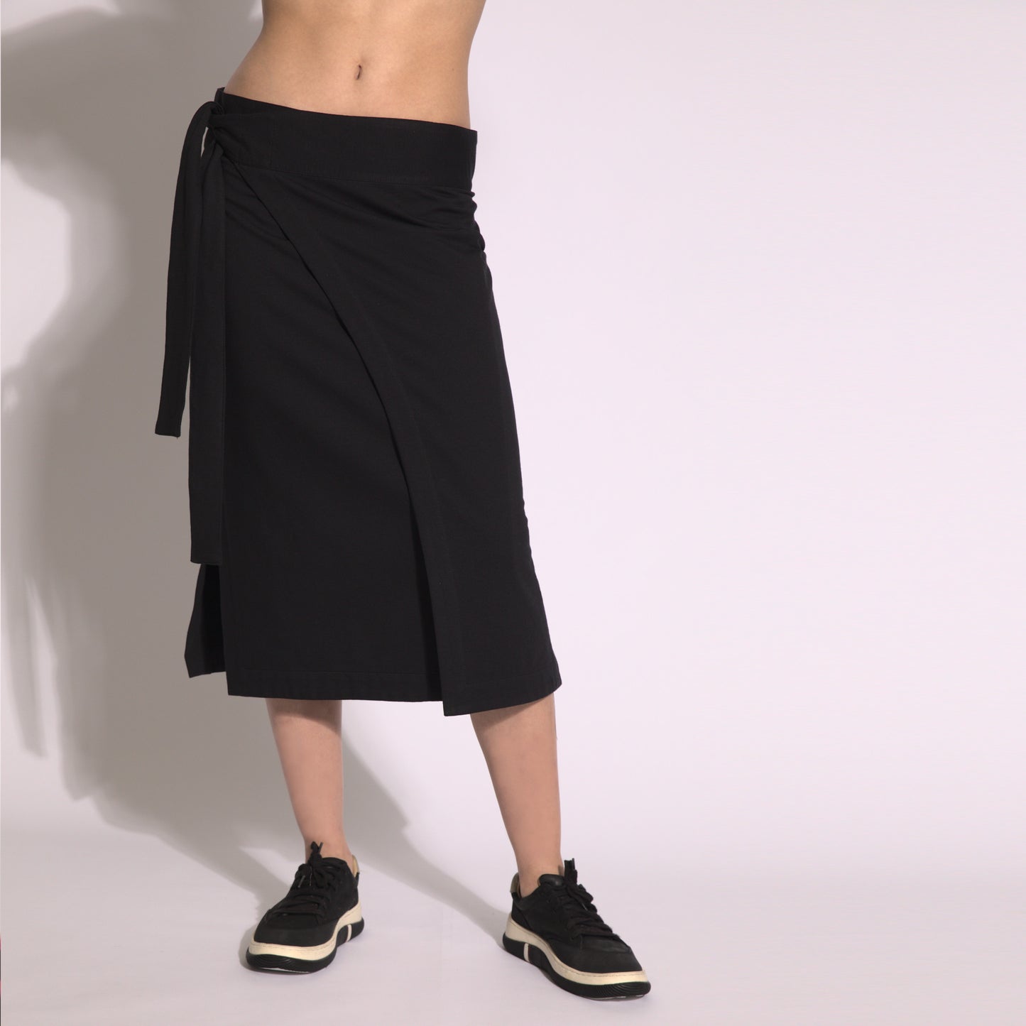 Stella - Midi wrap skirt