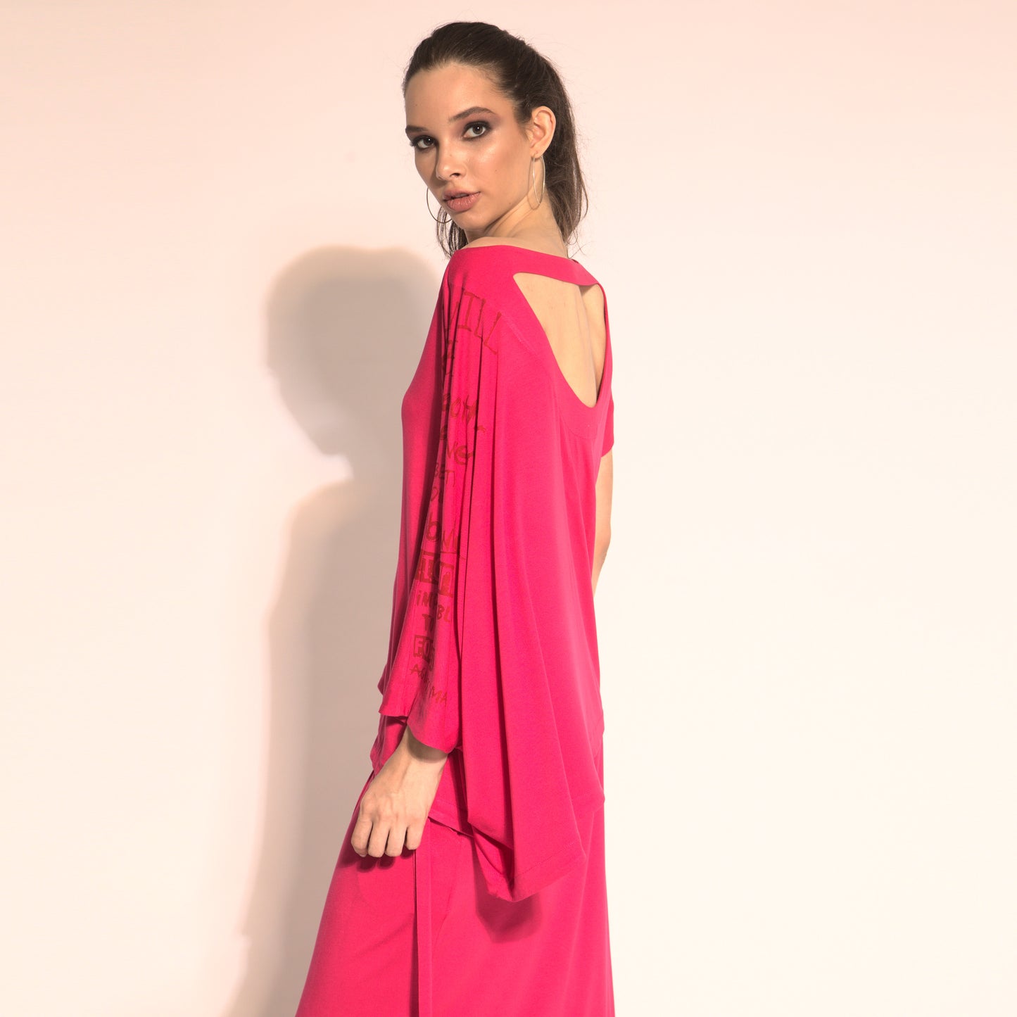 Betina - cut-out asymmetrical blouse