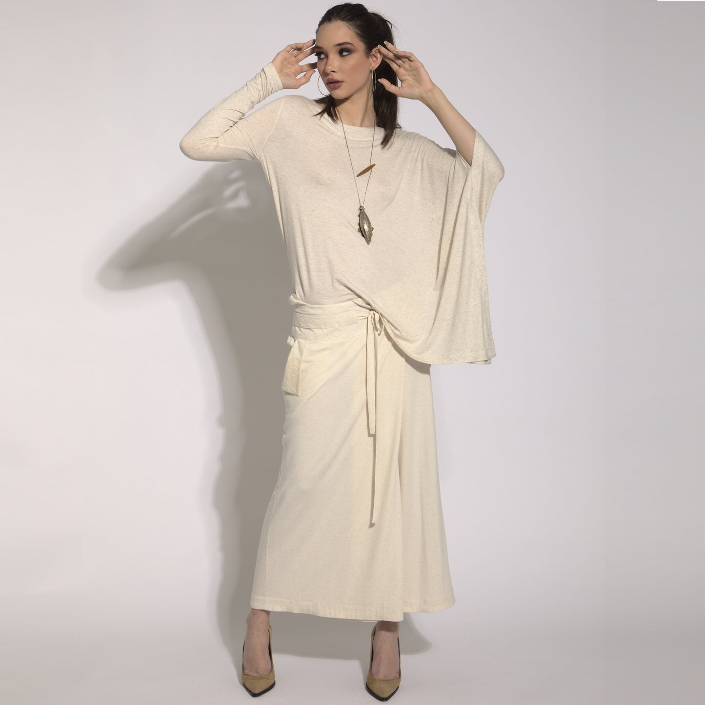 Naomi - Asymmetrical blouse