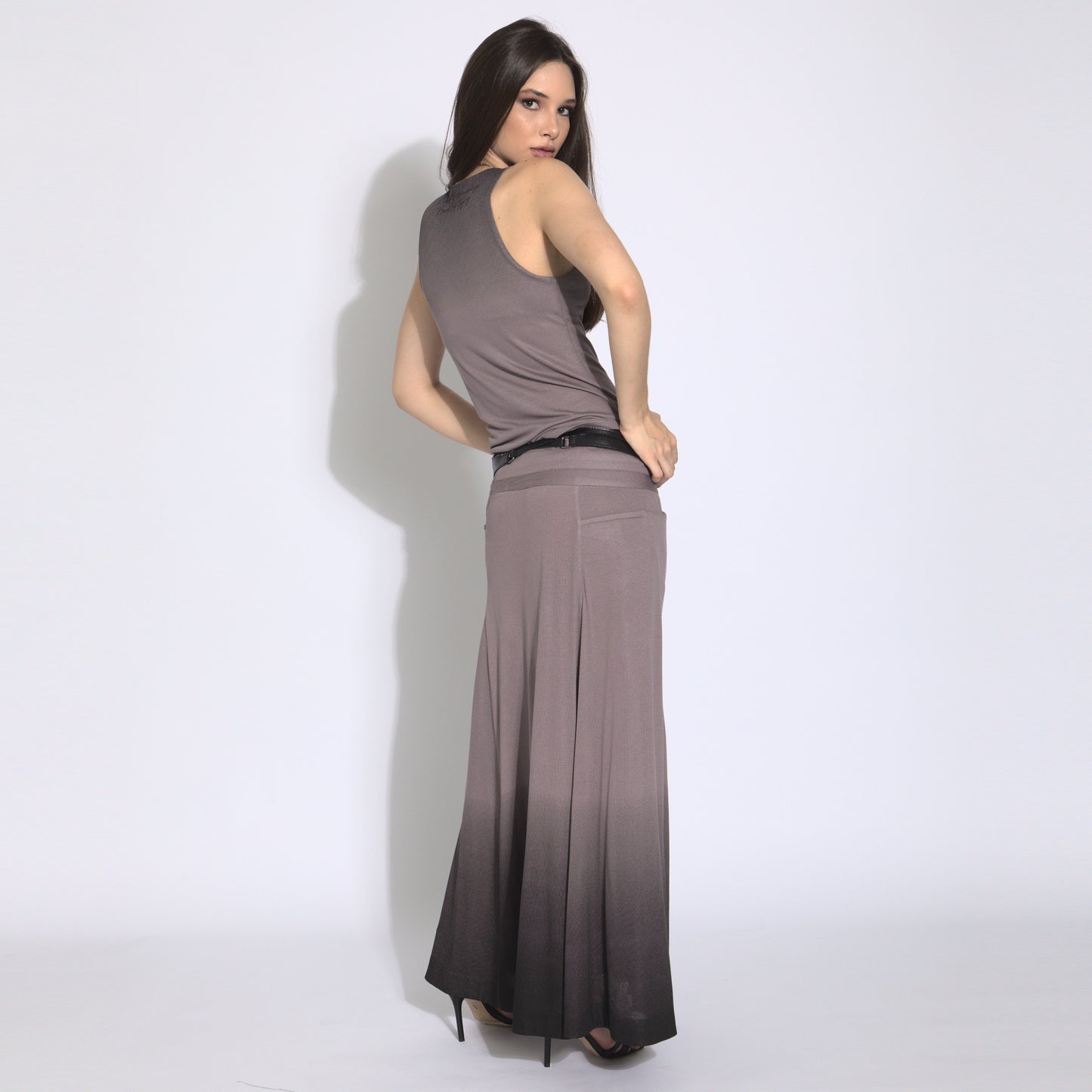 Angelina - Maxi skirt with gradient effect