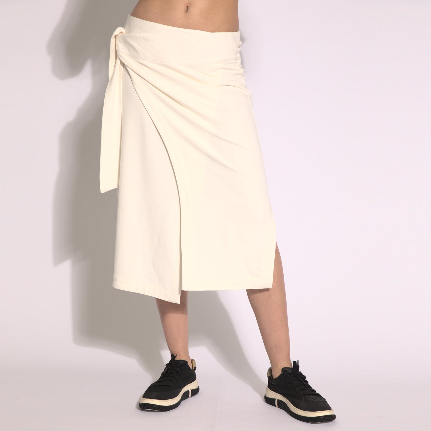 Stella - Midi wrap skirt