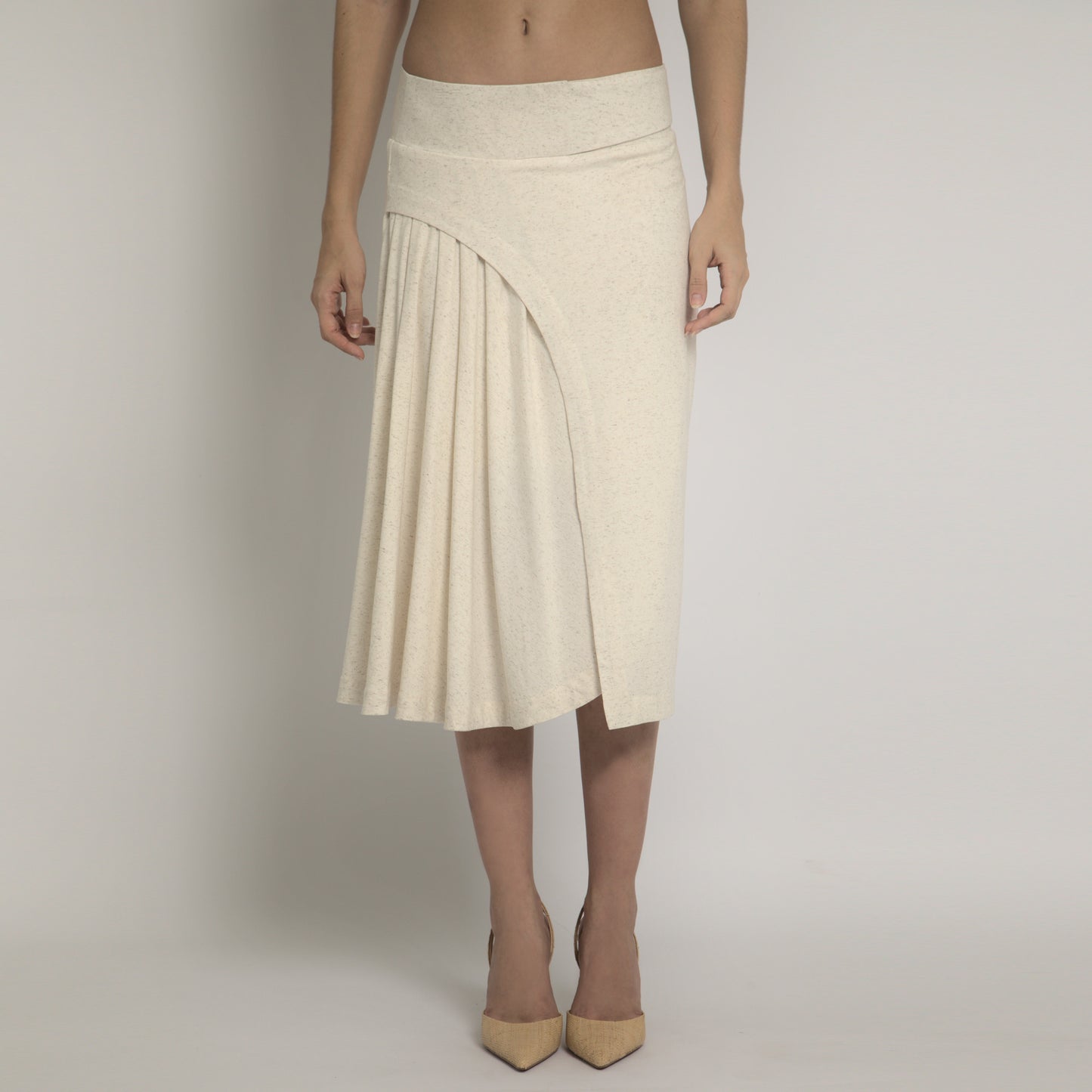 Yasmin - Asymmetrical midi skirt